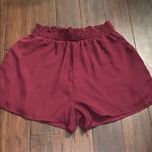 Medium Maroon dress shorts